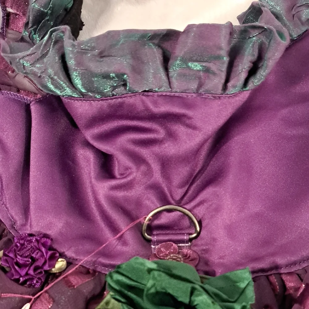NWT Chic Purple and Green Dog Dress